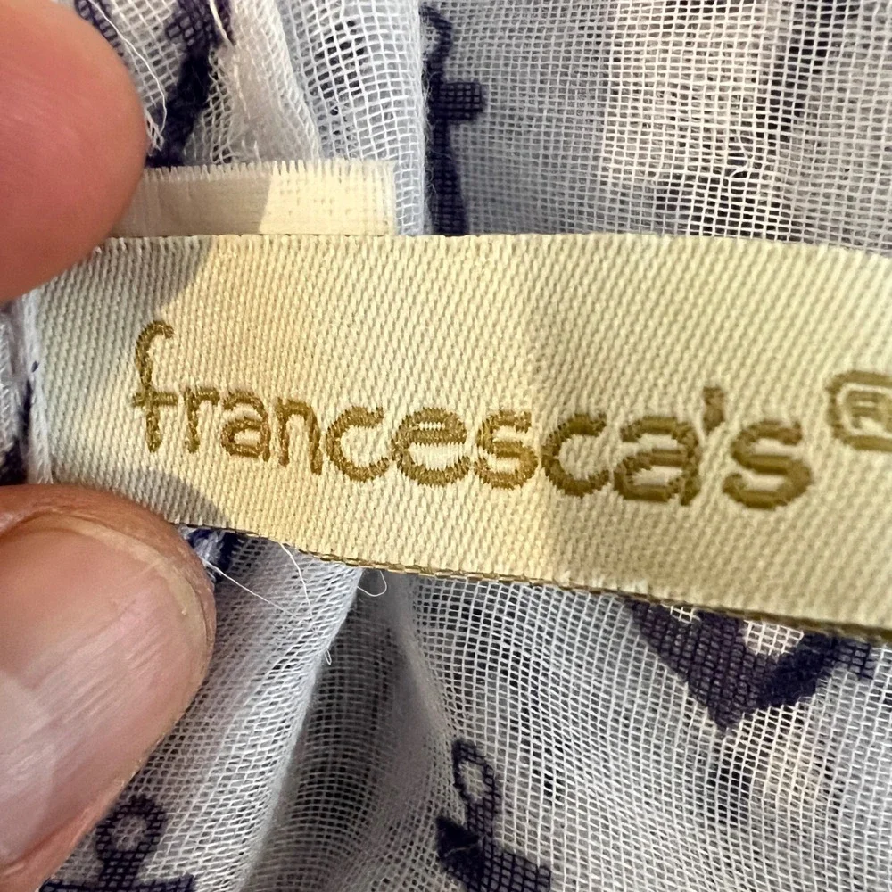 Francescas sheer white
